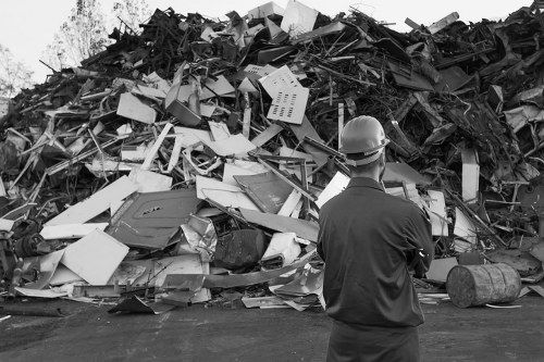 Team members performing house clearance in Lambeth